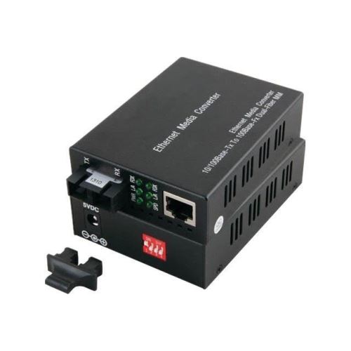 EFB-Elektronik - Convertisseur de média à fibre optique - 100Mb LAN - 10Base-T, 100Base-FX, 100Base-TX - RJ-45 / mode unique SC - jusqu'à 10 km - 1310 nm