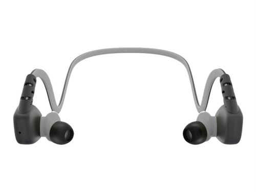 Energy Sport 3 - In-ear hoofdtelefoons met micro - inwendig - bevestiging achter de nek - Bluetooth - draadloos - zilver
