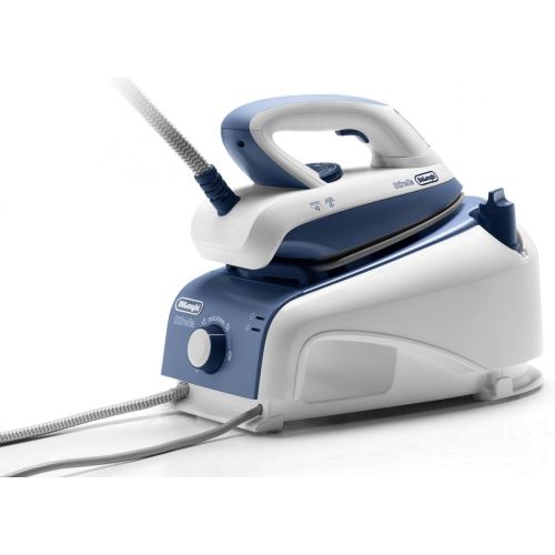 De'Longhi VVX 1445 - Stoomstrijksysteem - zoolplaat: keramisch - 2200 W - wit/blauw