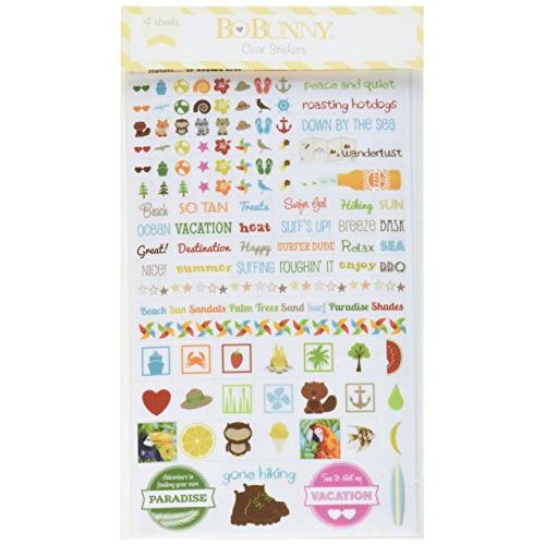 Bo Bunny Essentials Stickers-Summer Fun Multi