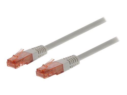 Valueline - Verbindingskabel - RJ-45 (M) naar RJ-45 (M) - 1 m - UTP - CAT 6 - gevormd - grijs
