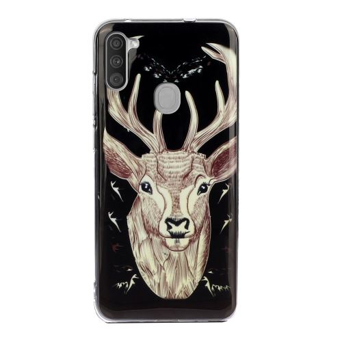 Coque en TPU noctilucent imd souple wapiti pour votre Samsung Galaxy A11