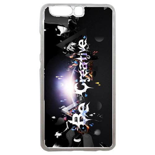 Coque Sois Créatif Art Graphique Compatible P10 Transparent