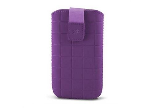 Etui Vertical Ksix Roma pour iPhone 5 / 5S / SE - Violet