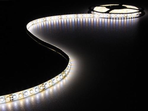 Flexible à led - blanc froid & chaud - 600 led - 5m - 12v velleman ls12m150cwwn