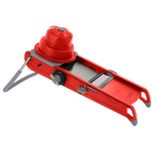 De Buyer Rouge Mandoline Swing Plus - Lame Double-Peigne 4-10 Mm - Inox - Image 3