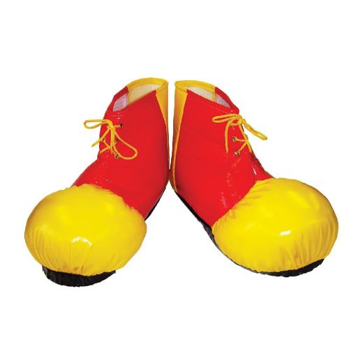 Bristol Novelty - Couvre-chaussures CLOWN - Adulte (Taille unique) (Rouge / jaune) - UTBN2013