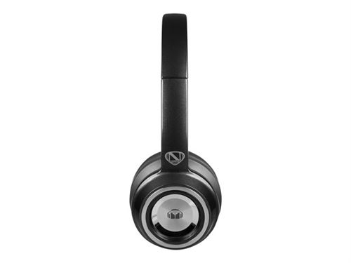 Monster N-Tune Solid - Koptelefoon - op oor - met bekabeling - ruisisolatie - solid black