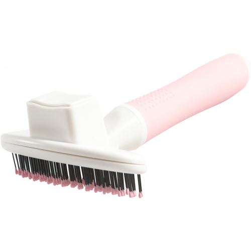 Non Communiqué Brosse Slicker Doux Rétractable Taille S Pour Chat - Image 1