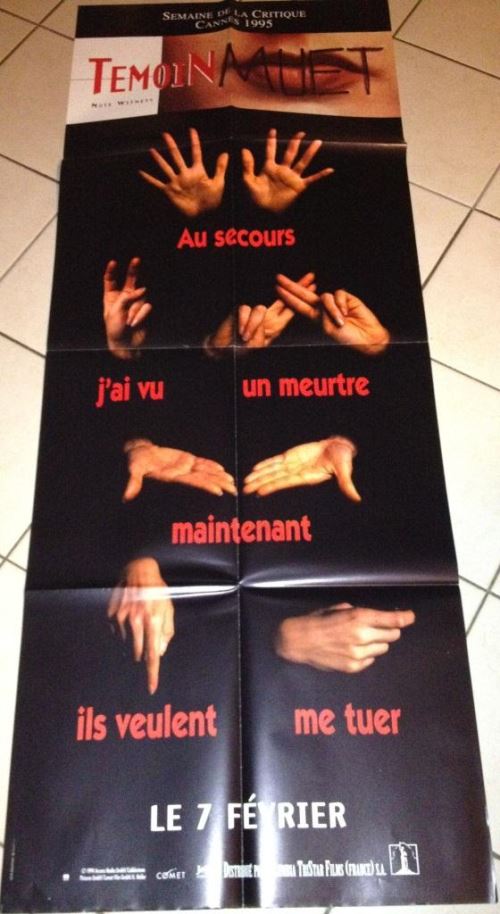 Témoin Muet AFFICHE CINEMA ORIGINALE