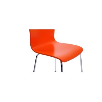 Chaises design cuisine orange (lot de 2) NELLY Achat Chaises design cuisine orange (lot de 2) NELLY Achat
