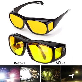 Lunettes Conduite De Nuit Polarisées Anti Éblouissement - Vision Nocturne Jaunes Pour Conduite Sécurisée