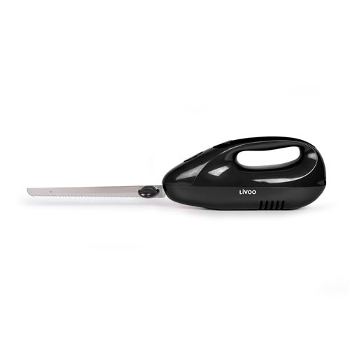 Couteau &eacute;lectrique gris DOM360G LIVOO Feel good moments ABS Noir