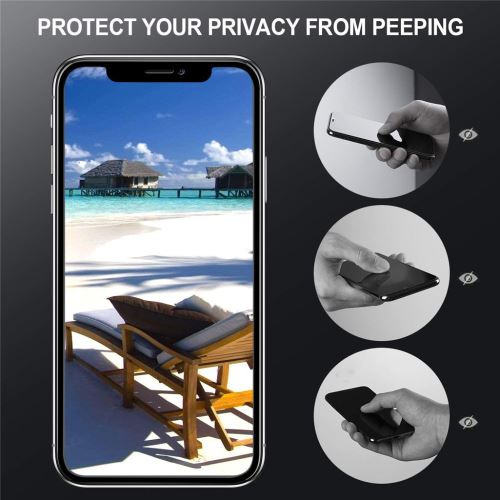 Protecteur d'écran anti-espion à couverture complète, verre de  confidentialité pour iPhone 11 12 13 PRO MAX – Oz Marketplace