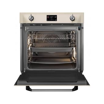 Smeg Victoria SOP6902S2PP - Four - avec fonction vapeur - intégrable - niche - largeur : 55.4 cm - profondeur : 56 cm - hauteur : 58.3 cm - avec système auto-nettoyant - classe A+ - crème