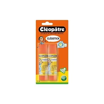 Lot de 2 bâtons de colle - Blanche - Cléopâtre - Cléostick - 8g - 1