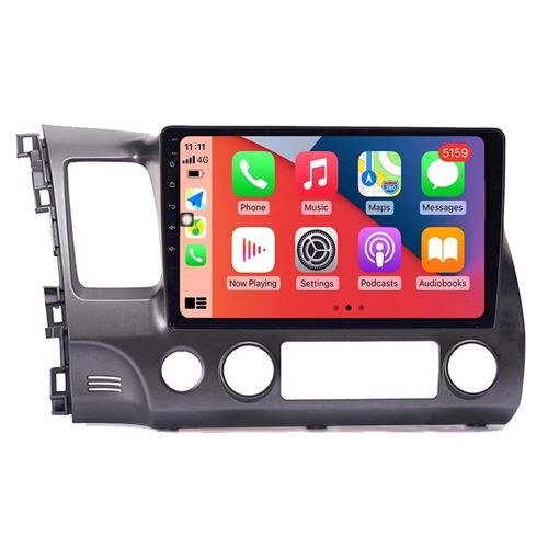 Autoradio Multimédia RoverOne Android 2Go RAM 32Go ROM GPS pour Honda Civic 2006-2011 CarPlay Android Auto