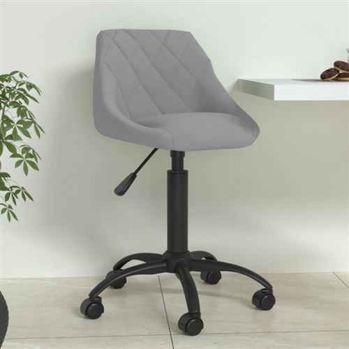 Non Communiqué Gris Chaise De Bureau Vidaxl Interieur Non Pliable H. 67.5 Cm En Plastique