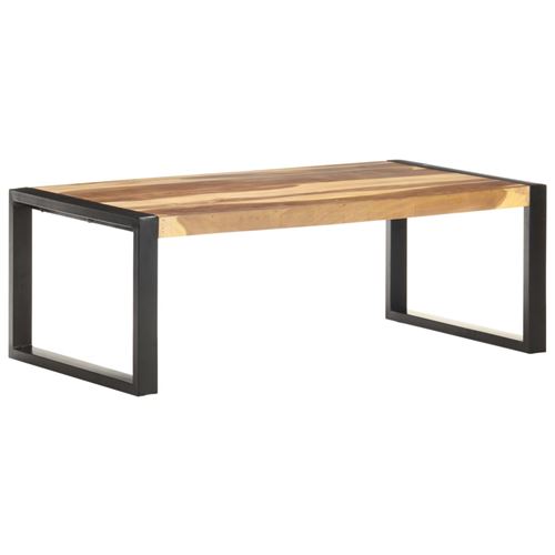 vidaXL Table basse 110x60x40 cm Bois solide
