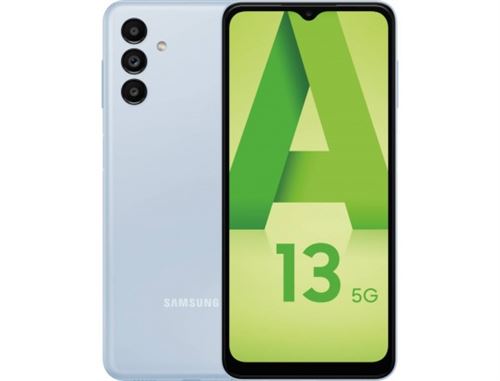 Smartphone Samsung Galaxy A13 6.5 5G Double SIM 64 Go Bleu Clair