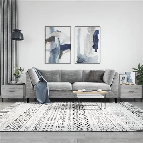 Non Communiqué Gris Vidaxl Tables Basses 2 Pcs Sonoma 50X50x40 Cm Bois D'ingénierie 829425