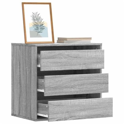 Vidaxl Gris Commode D'angle - Bois D'ingénierie - Sonoma - Image 3