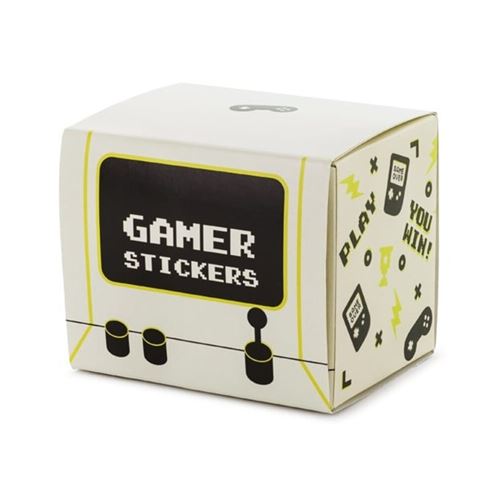 36 autocollants gamer jeu vidéo - générique nr2