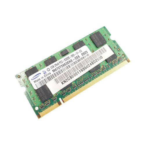 Barrette Mémoire 2Go Ram Ddr2 Samsung M470T5663Eh3-Ce6 So-Dimm Pc2-5300S