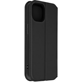 Étui Portefeuille Avec Porte-cartes Pour IPhone 15 Pro - Coque De Protection Grise - Taille Parfaite