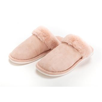 Chaussons Luxe vieux rose 39/40 - Amadeus - Rose - Polyester - 1