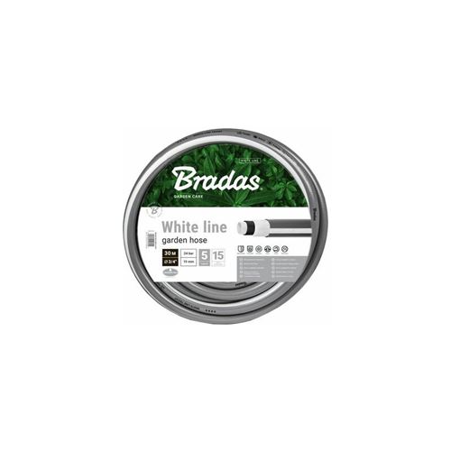 Bradas Tuyau d'arrosage WHITE LINE, 1/2', argent/blanc, 20 m