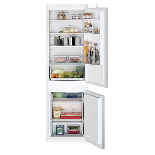 Non Communiqué Blanc Iq100 Réfrigérateur Combiné Intégrable 177.2 X 54.1 Cm Charnières À Glissières Ki86vnse0