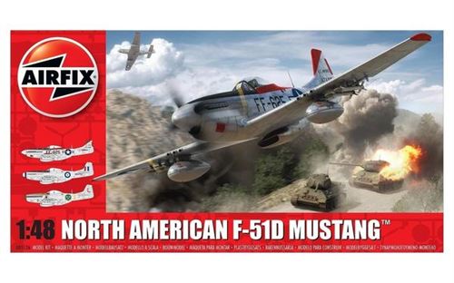 North American F51d Mustang - 1:48e - Airfix