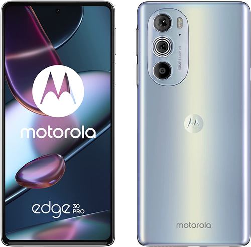 Smartphone Motorola Edge 30 Pro 17 Cm 6.7' Double Sim Android 12 5G Usb Type-C 12 Go 256 Go 4800 Mah Blanc