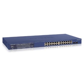 Switch réseau Netgear Netgear Ms324txup Switch Ethernet Manageable 24 Ports  2.5gbps Poe++ 720w Et 4x Sfp+ Rackable