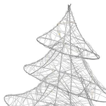 ECD Germany Arbre à LED 100 cm, 240 LED Blanc Chaud, pour