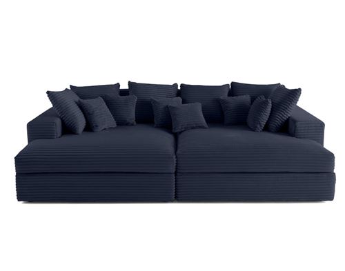 Lisa Design Bleu Canapé Droit Collins - Image 3
