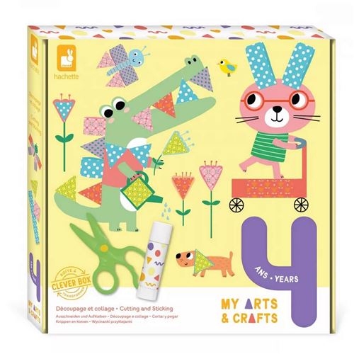 Janod - Kit de loisirs créatifs - Papier à découper et coller - Dès 4 ans - Image 2