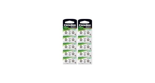 Camelion - 20 lr44 / a76 / ag13 pile bouton, longue durée de conservation date d expiration marque