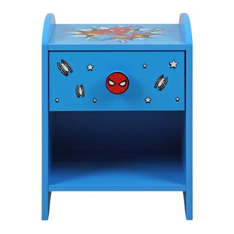 NORTH STAR Table de chevet Spiderman nuage et éclairs - 35x32.5x48 cm - 1