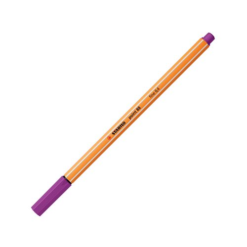 Stabilo Point 88 Feutre &Agrave; Pointe Fine Mauve Lot De 10 Import Allemagne