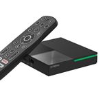 Boîtier Android TV STRONG Leap-S3+ - 4K UHD HDR - Dolby Atmos & Vision - Google TV Et Assistant Intégré - Streaming Netflix, Disney+