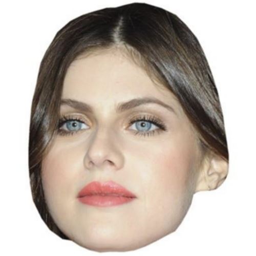 IMPRESSION DIRECT Masque en carton 2D Alexandra Daddario - Actrice