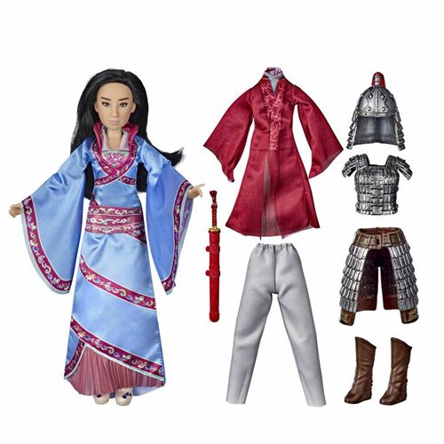 Disney : Poupée Princesse Disney Mulan 2 avec accessoires