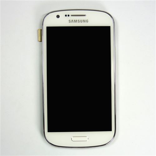 Original Vitre tactile écran LCD sur châssis Samsung Galaxy Express I8730 blanc - Samsung