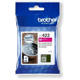 Cartouche D'encre Brother LC3217M Magenta - Originale, 550 Pages, Pour Imprimantes MFC-J5xxx/J6xxxDW