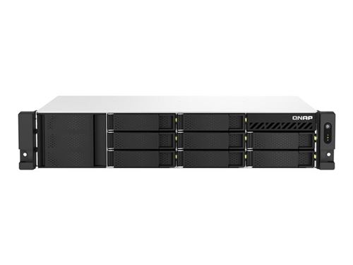 QNAP TS-864eU - Serveur NAS - 8 Baies - rack-montable - SATA 6Gb/s - RAID RAID 0, 1, 5, 6, 10, 50, JBOD, 60 - RAM 8 Go - Gigabit Ethernet / 2.5 Gigabit Ethernet - iSCSI support - 2U