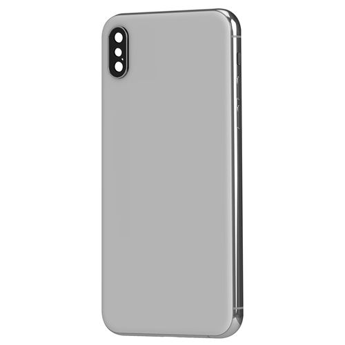 Non Communiqué Gris Clair Châssis Iphone Xs Max Avec Vitre Arrière De Remplacement Clappio