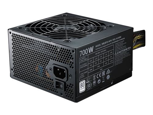 COOLER MASTER  Mwe 700w Power Supply Noir