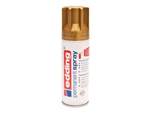 edding Premium 5200 - Peinture en spray - peinture acrylique - or riche - mat - 200 ml